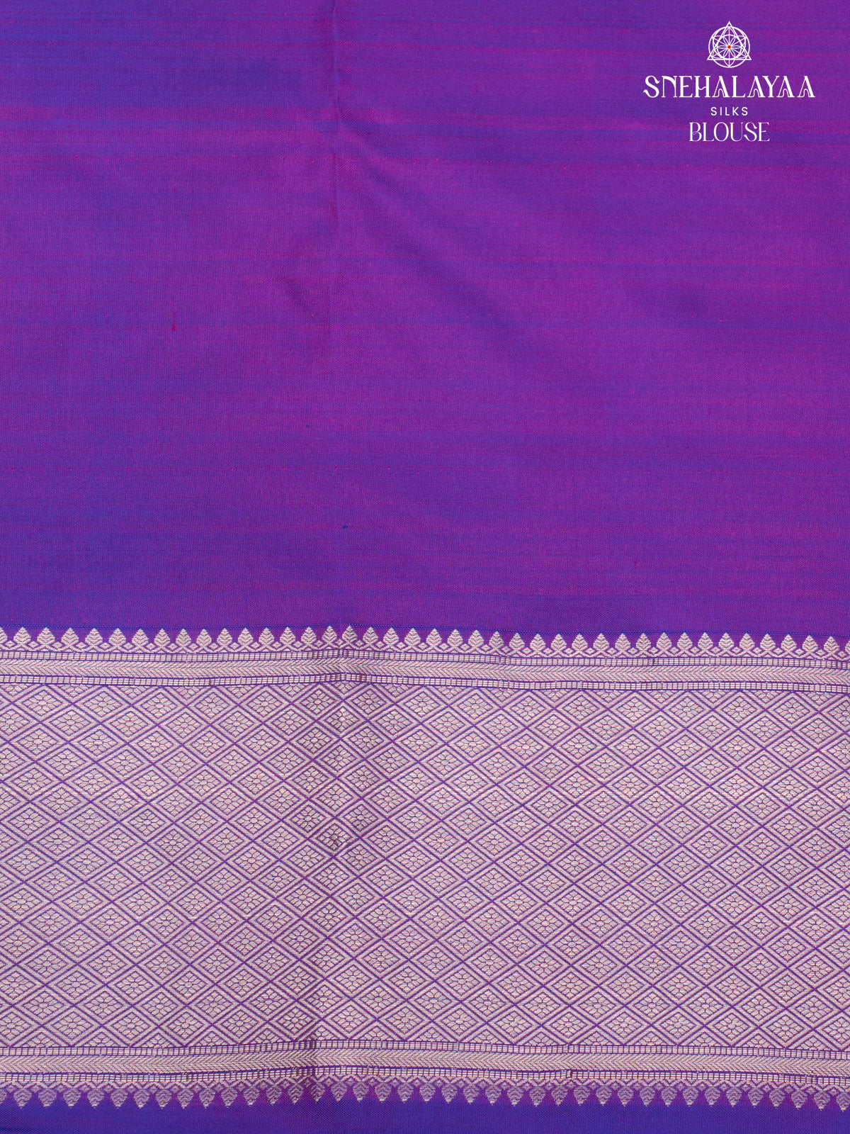 Violet Kanjivaram Silk Saree